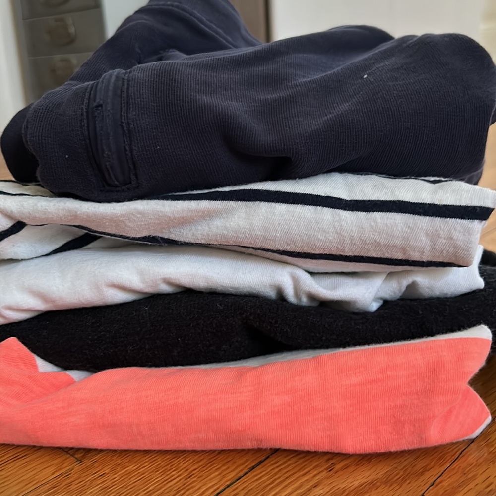 JCREW CREWCUTS three shirts, one sweater, one jogger, size 14
